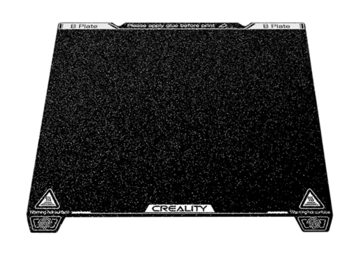 Creality PEI Frosted platform board kit 235x235 mm spring steel